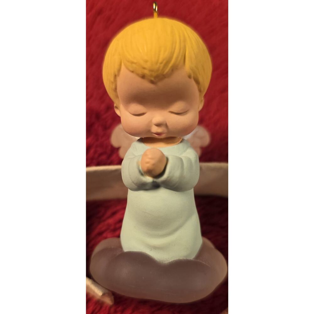 Hallmark Keepsake Mary’s Angels Bluebell Ornament 1989 #2 in Series w/ Box